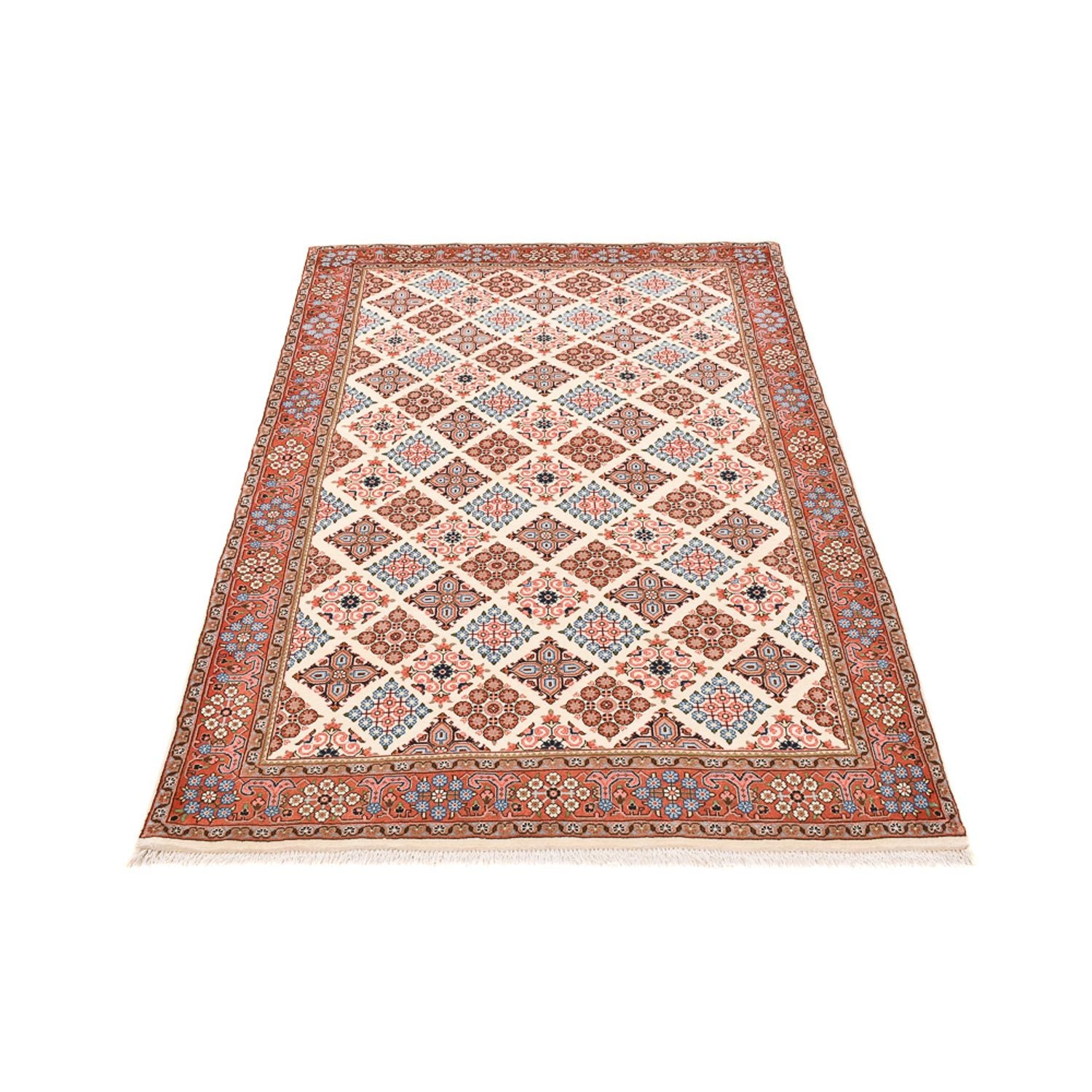 Perserteppich - Nomadic - 210 x 138 cm - mehrfarbig