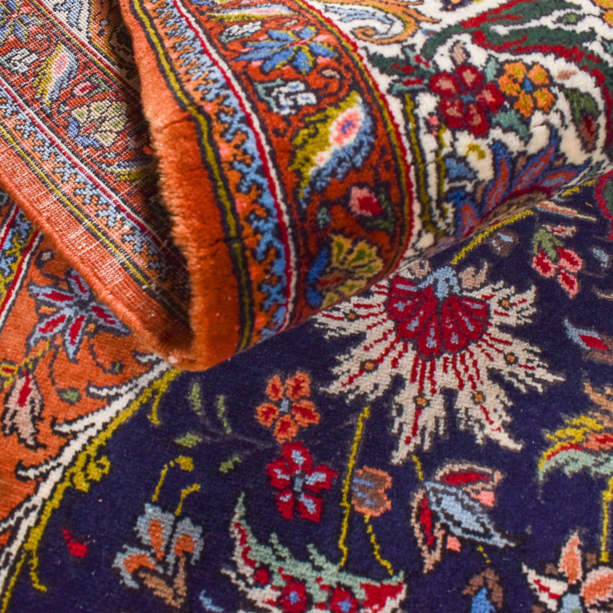 Perserteppich - Nomadic - 293 x 206 cm - dunkelblau