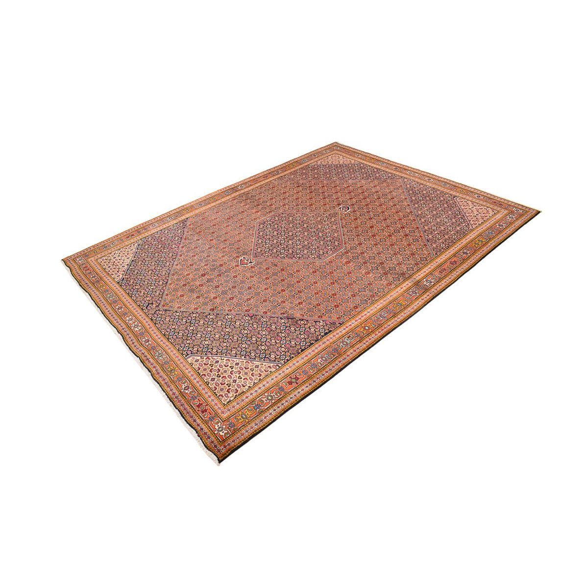 Perserteppich - Bidjar - 393 x 298 cm - dunkelbeige