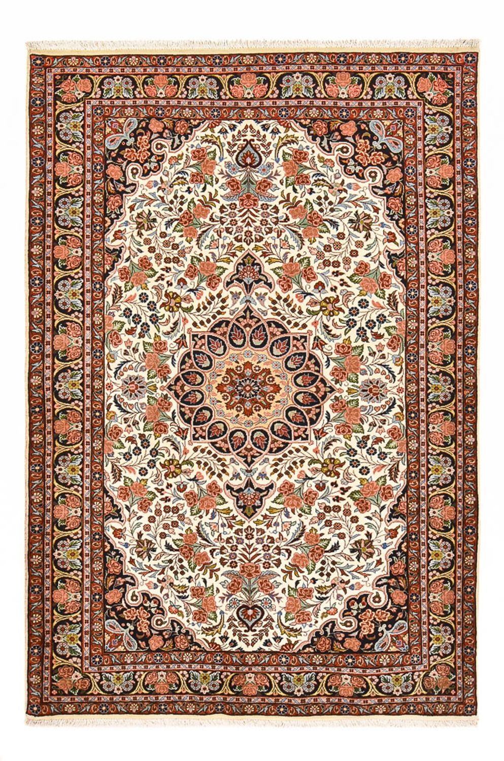 Perserteppich - Bidjar - 206 x 137 cm - creme