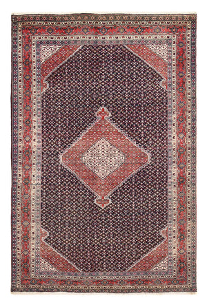 Perserteppich - Nomadic - 304 x 199 cm - bordeauxrot