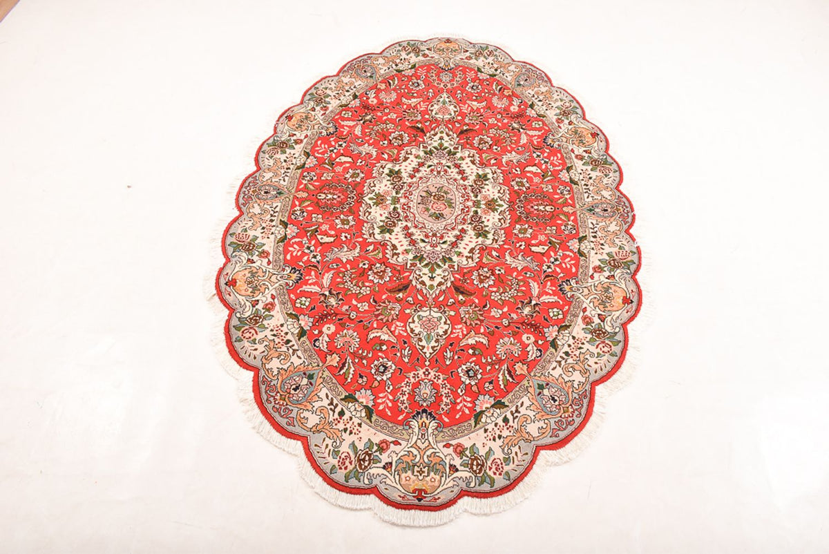 Perserteppich - Täbriz - Royal - 205 x 130 cm - rot