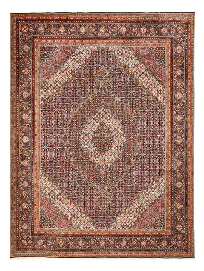 Perserteppich - Täbriz - Royal - 402 x 303 cm - dunkelbeige
