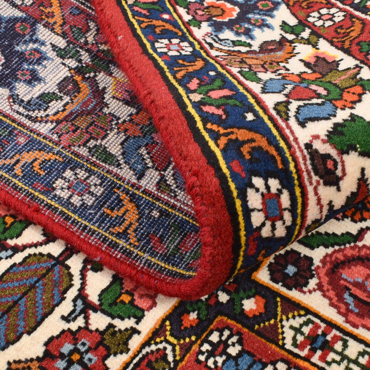 Perserteppich - Nomadic - 192 x 140 cm - mehrfarbig