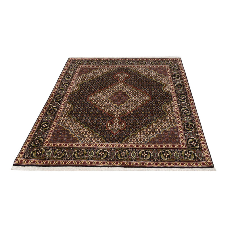 Perserteppich - Täbriz - Royal - 202 x 150 cm - dunkelbraun