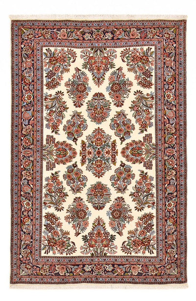 Sarough Teppich 134x207cm - Perserteppich - dunkelbeige