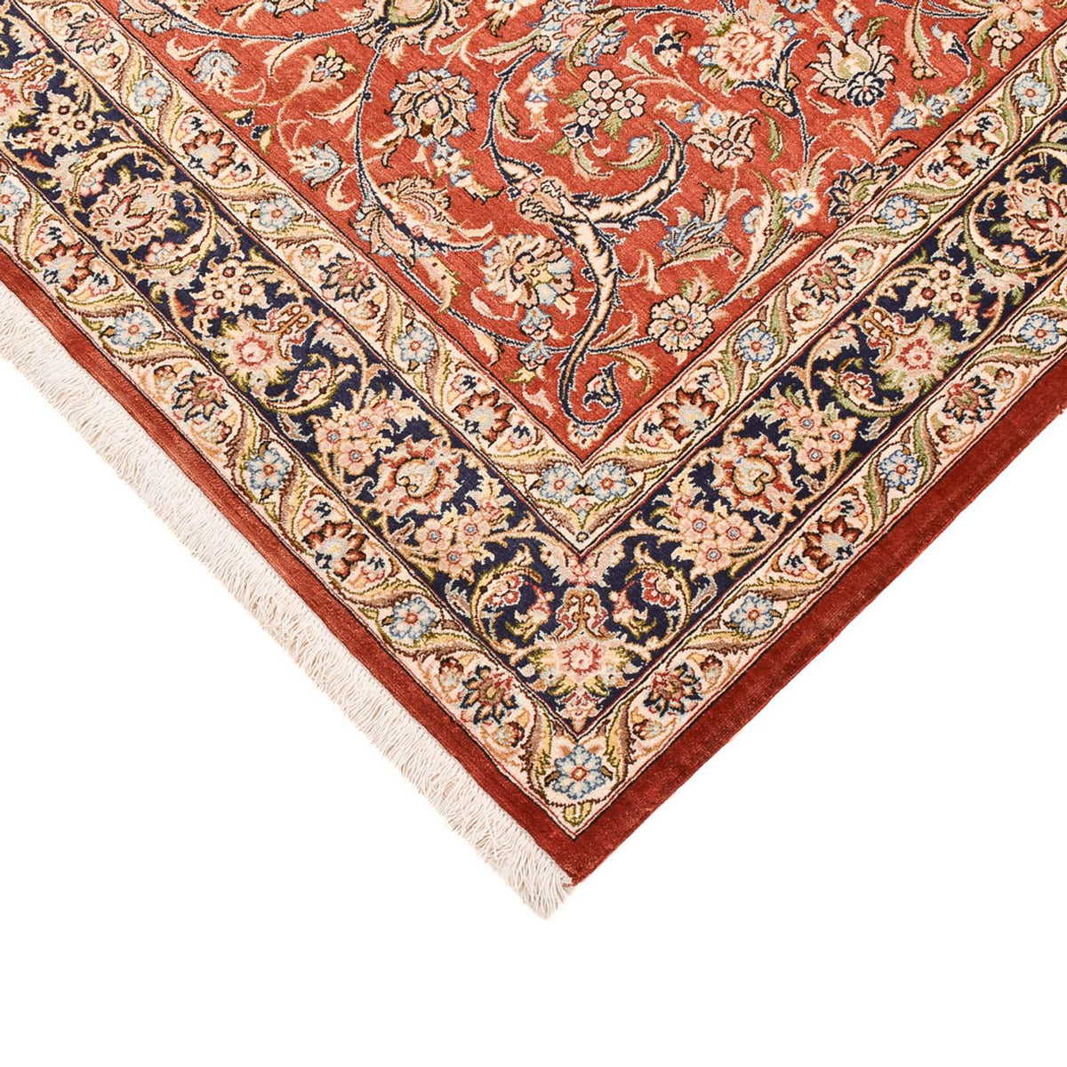 Perserteppich - Ghom - Royal - 207 x 134 cm - rot