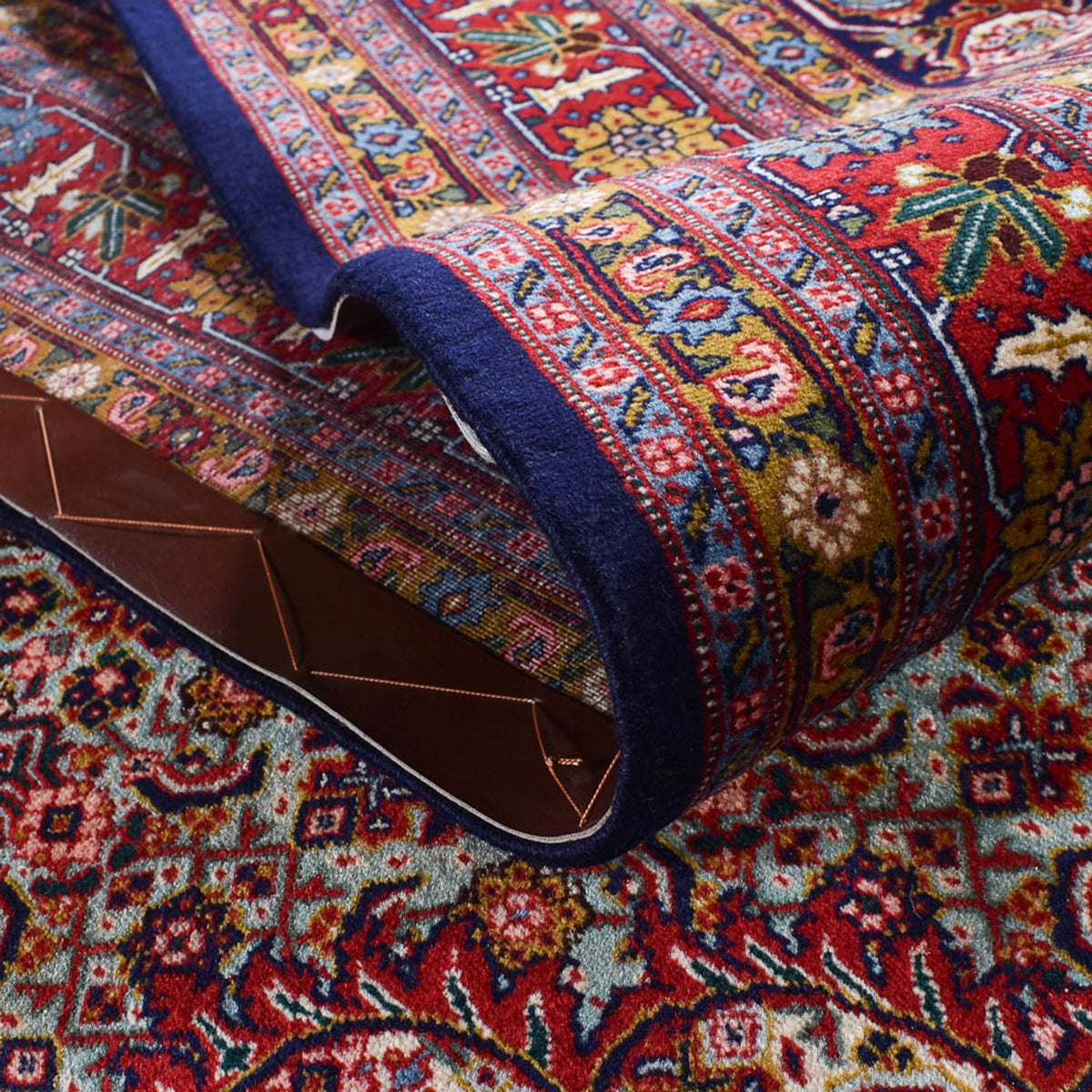 Perserteppich - Täbriz - 416 x 284 cm - bordeauxrot