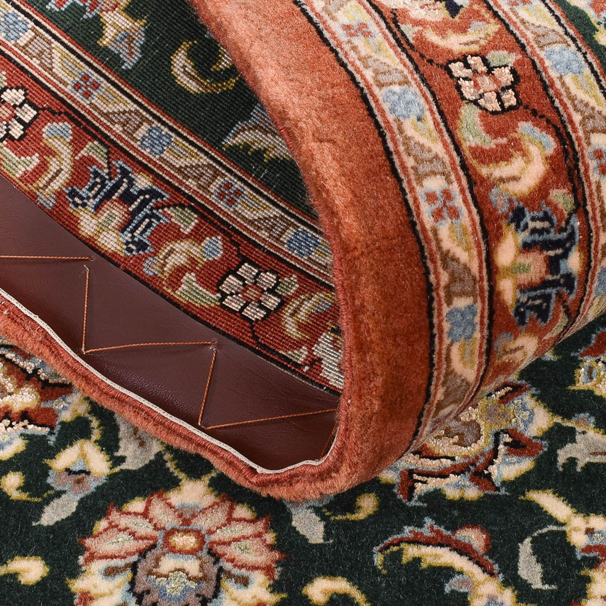 Läufer Perser - Ghom - Royal - 202 x 56 cm - dunkelblau