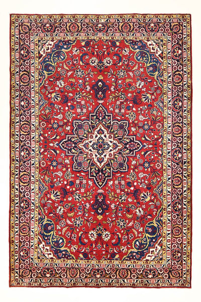 Sarough Teppich 212x315cm - Perserteppich - rot