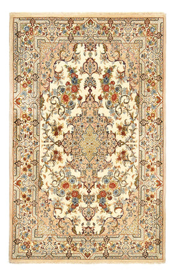 Perserteppich - Ghom - Royal - 211 x 130 cm - hellbeige