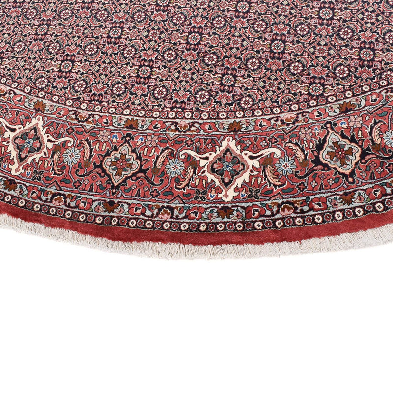 Perserteppich - Bidjar rund  - 300 x 300 cm - dunkelrot