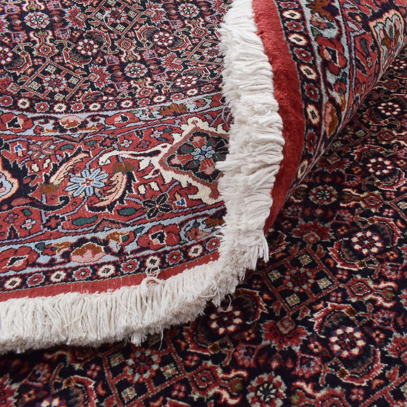 Perserteppich - Bidjar rund  - 300 x 300 cm - dunkelrot
