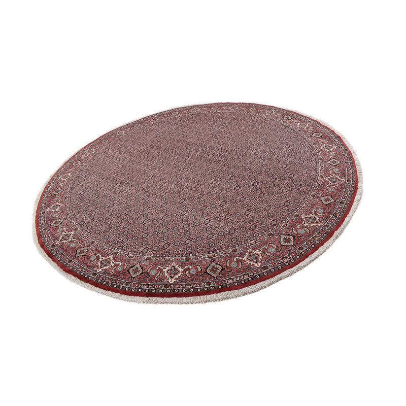 Perserteppich - Bidjar rund  - 300 x 300 cm - dunkelrot