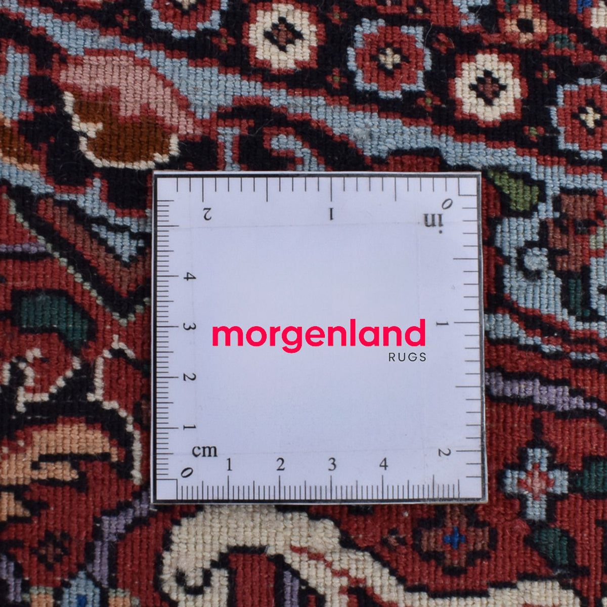 Perserteppich - Bidjar rund  - 300 x 300 cm - dunkelrot