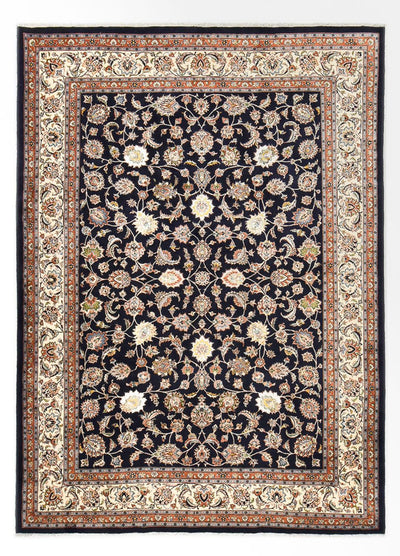 Maschad Teppich 241x345cm - Perserteppich - dunkelblau