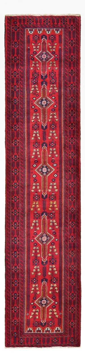 Läufer Belutsch - 416 x 100 cm - rot