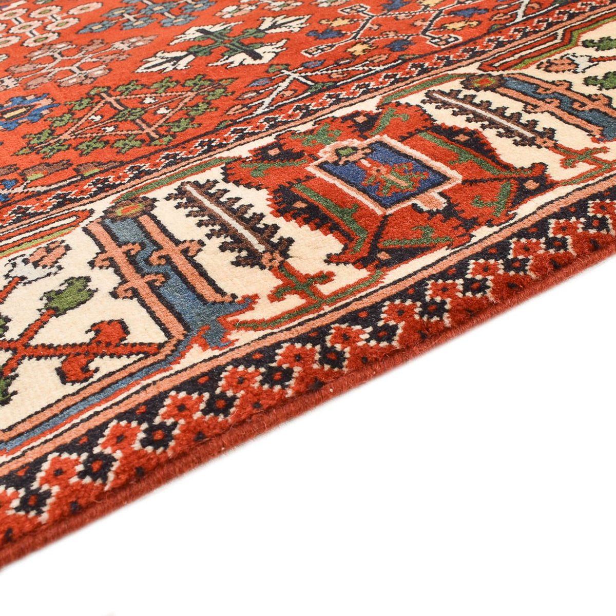 Perserteppich - Nomadic - 218 x 135 cm - hellrot