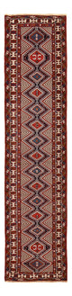 Läufer Perser - Nomadic - 388 x 92 cm - bordeauxrot