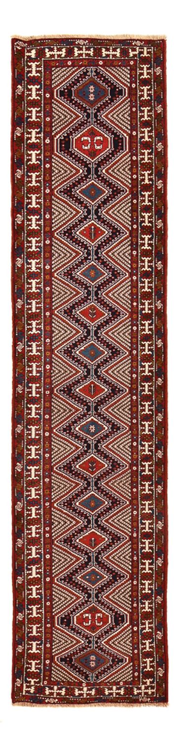 Läufer Perser - Nomadic - 388 x 92 cm - bordeauxrot