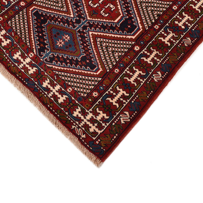 Läufer Perser - Nomadic - 388 x 92 cm - bordeauxrot