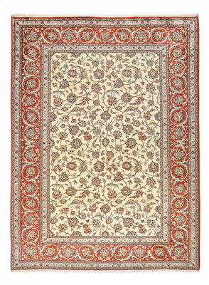 Perserteppich - Isfahan - Premium - 367 x 253 cm - hellbeige