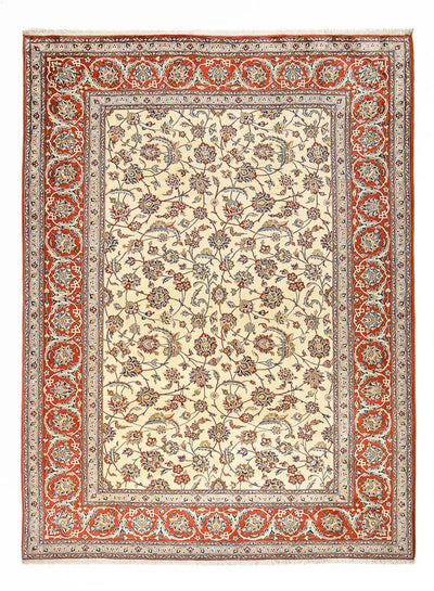Isfahan Teppich 253x367cm - Perserteppich - hellbeige