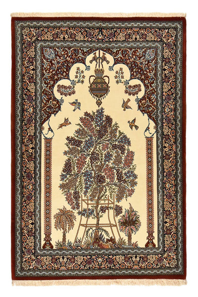Ilam Teppich 136x200cm - Perserteppich - hellbeige