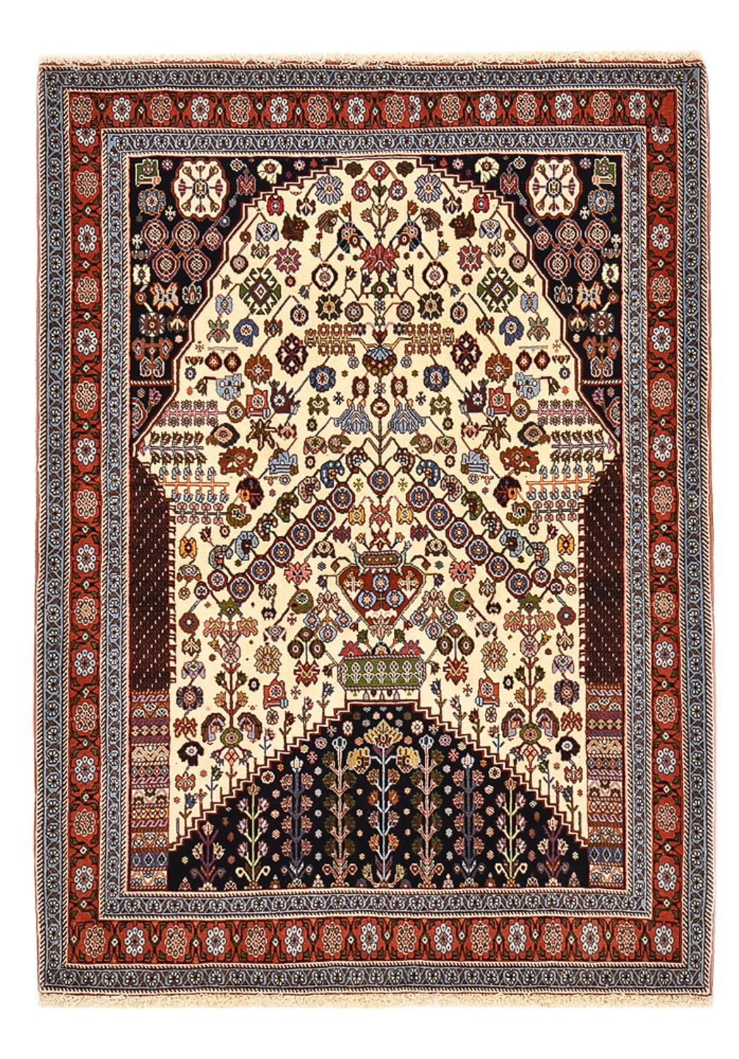 Gabbeh Teppich - Kaschkuli Perser - 160 x 112 cm - mehrfarbig
