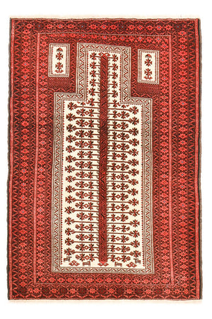 Belutsch Teppich - 144 x 99 cm - mehrfarbig
