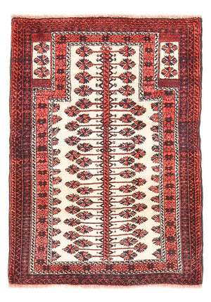 Belutsch Teppich - 133 x 97 cm - mehrfarbig