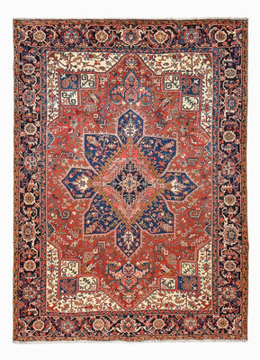 Perserteppich - Nomadic - 342 x 251 cm - rot