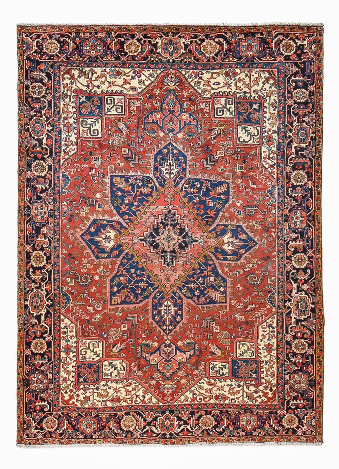 Perserteppich - Nomadic - 342 x 251 cm - rot