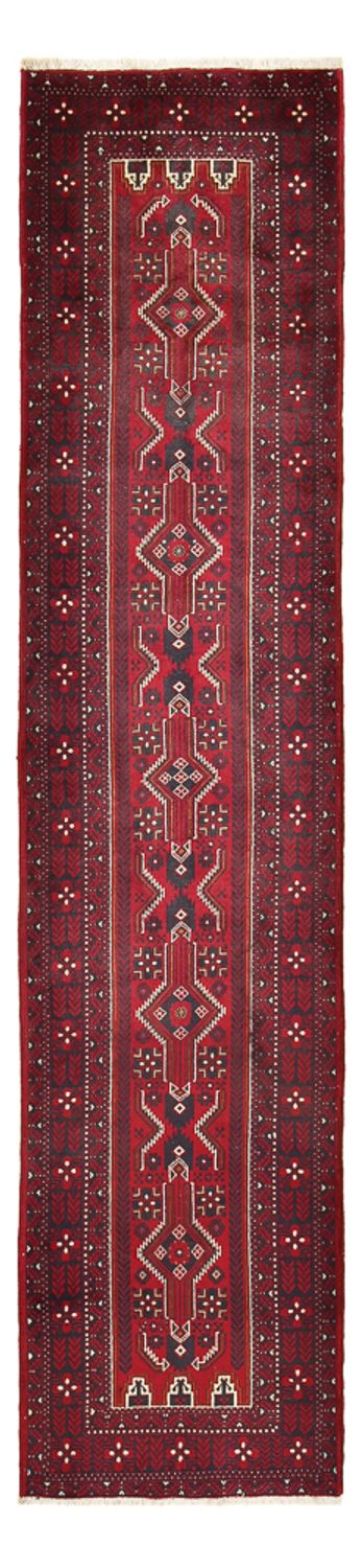 Läufer Belutsch - 414 x 97 cm - rot
