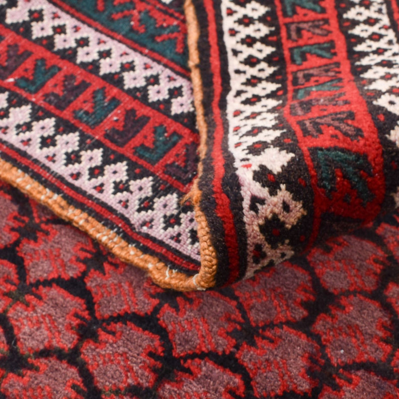 Belutsch Teppich - 141 x 94 cm - rot