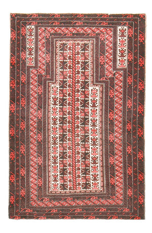 Belutsch Teppich - 146 x 98 cm - mehrfarbig