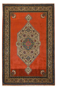 Perserteppich - Nomadic - 317 x 218 cm - rot