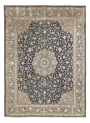 Perserteppich - Royal - 402 x 285 cm - dunkelblau