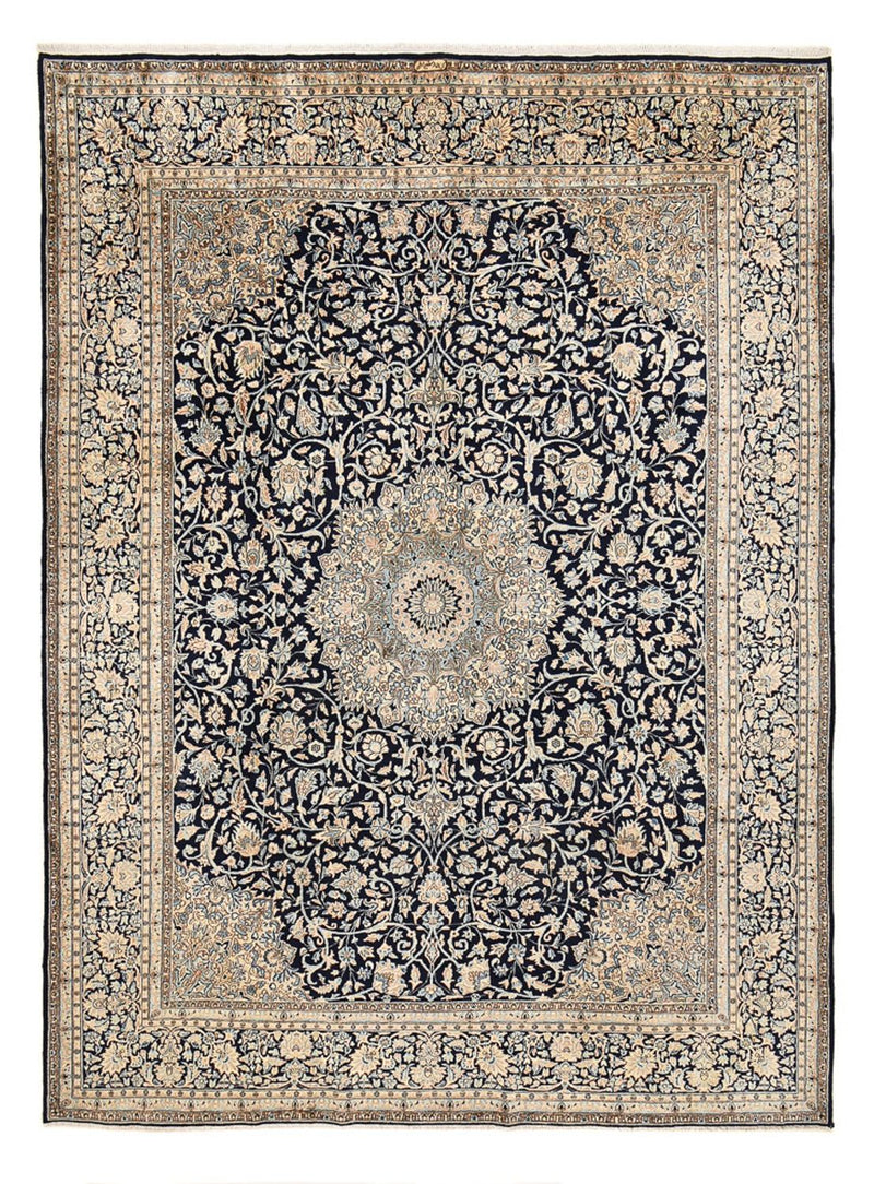 Perserteppich - Royal - 402 x 285 cm - dunkelblau