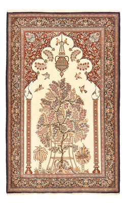 Perserteppich - Ghom - Royal - 204 x 132 cm - beige