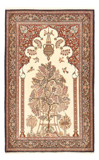 Perserteppich - Ghom - Royal - 204 x 132 cm - beige
