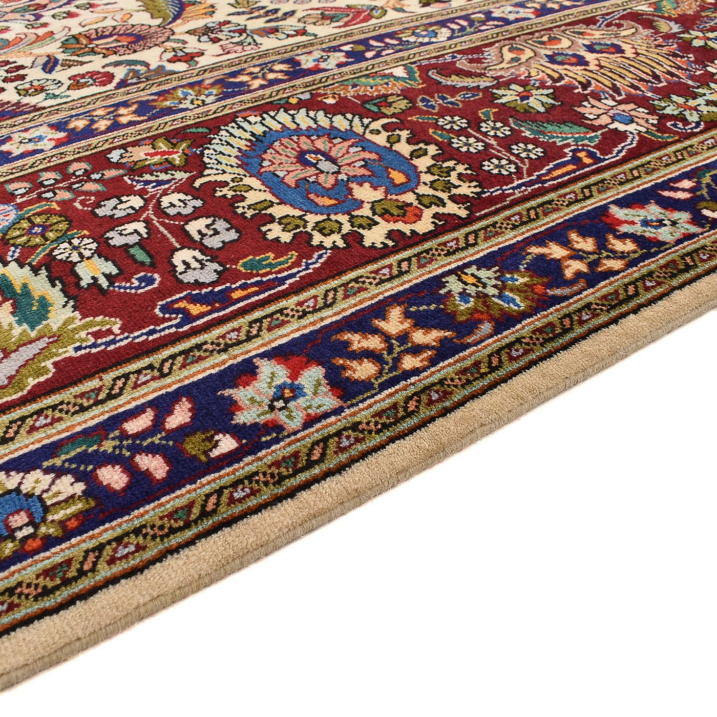Täbriz - 40 Raj Teppich 367x252cm - Perserteppich