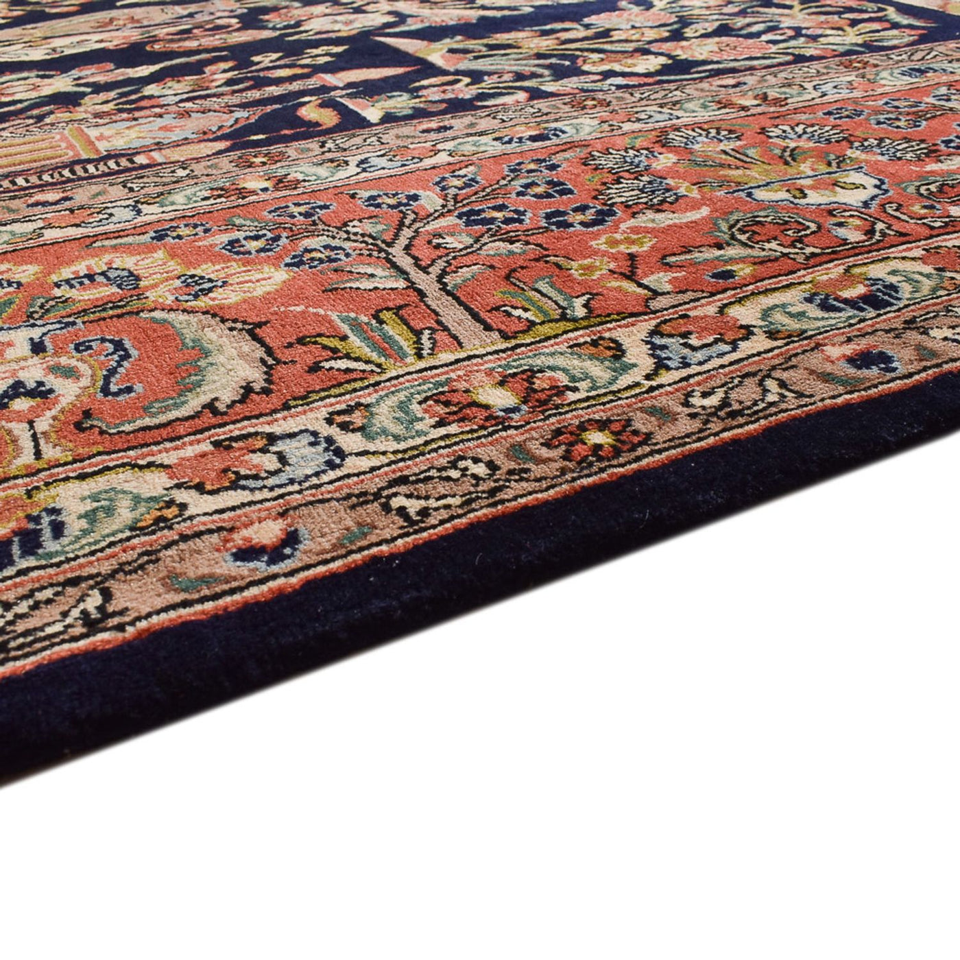 Keshan Teppich 375x252cm - Perserteppich