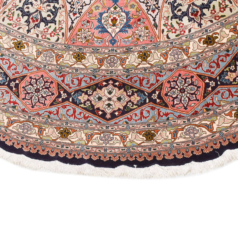 Perserteppich - Täbriz - Royal rund  - 250 x 250 cm - mehrfarbig