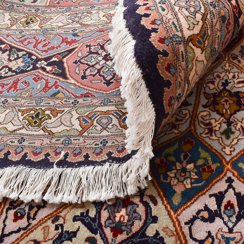 Perserteppich - Täbriz - Royal rund  - 250 x 250 cm - mehrfarbig