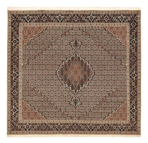 Perserteppich - Täbriz - Royal quadratisch  - 202 x 200 cm - braun