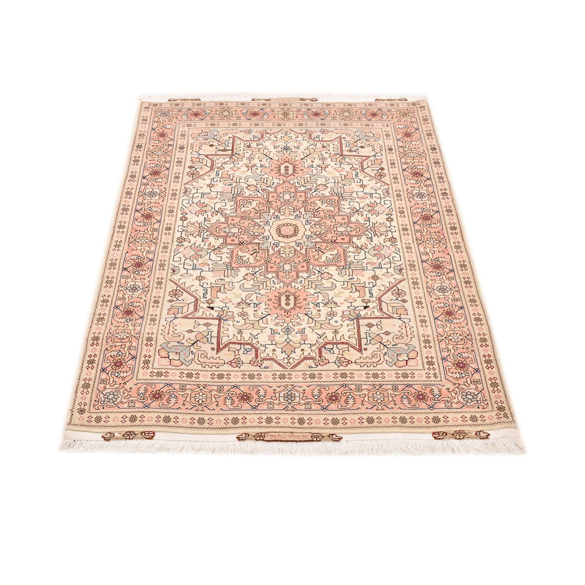 Perserteppich - Täbriz - Royal - 151 x 106 cm - hellbeige