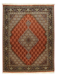 Perserteppich - Täbriz - Royal - 194 x 153 cm - rot