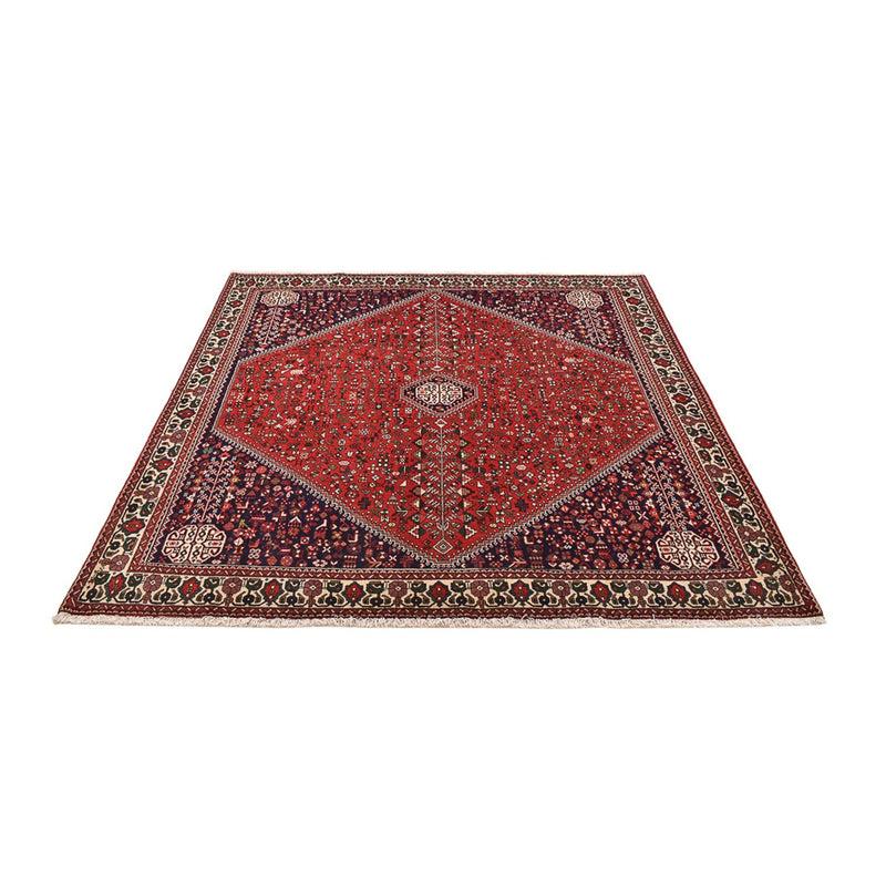 Perserteppich - Nomadic quadratisch  - 198 x 198 cm - rot