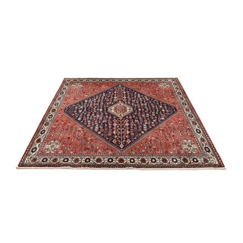 Perserteppich - Nomadic quadratisch  - 203 x 196 cm - hellrot